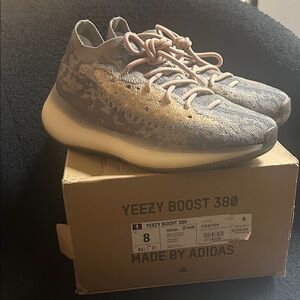 Adidas Yeezy Boost 380 Mens Sneakers - Gray and Tan
